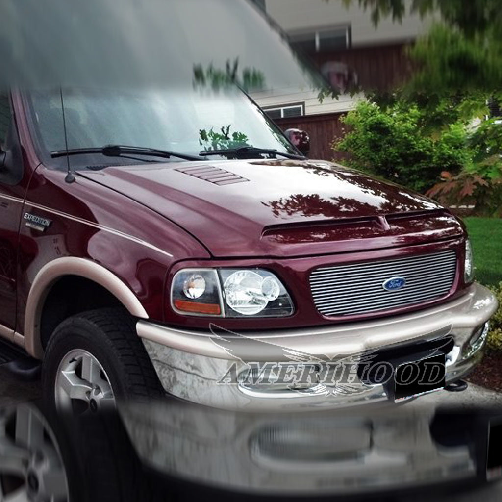 Ford F-150 1997-2003 Type-E Style Ver. 2 Functional Heat Extraction Ram Air Hood